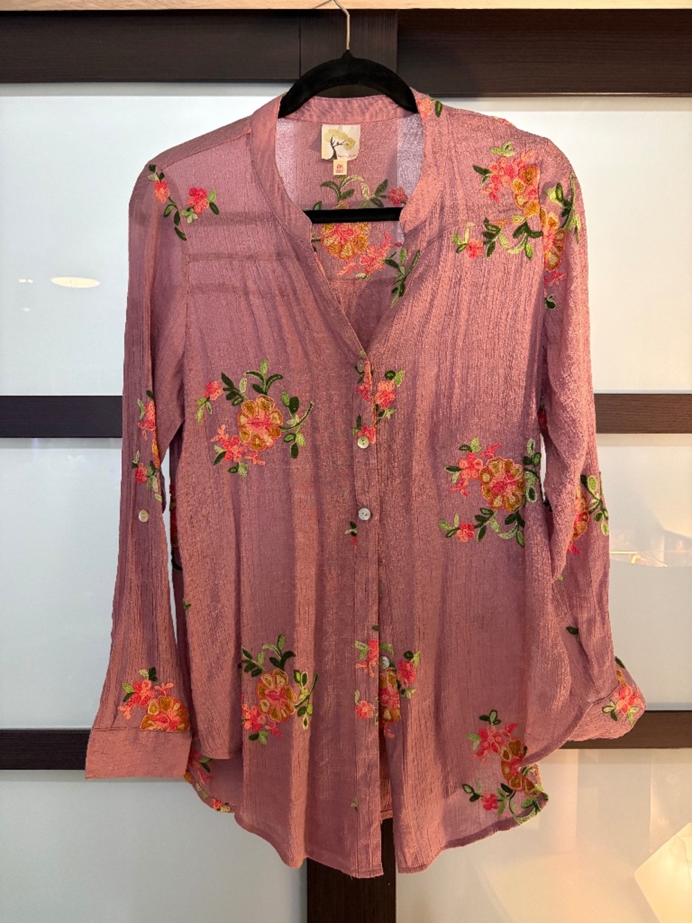 Fig & Flower Embroidered Tunic
